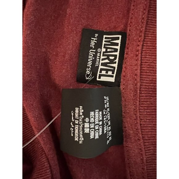 Her Universe Red and Blue Short Sleeve Tee with Gold Accents - Picture 6 of 6